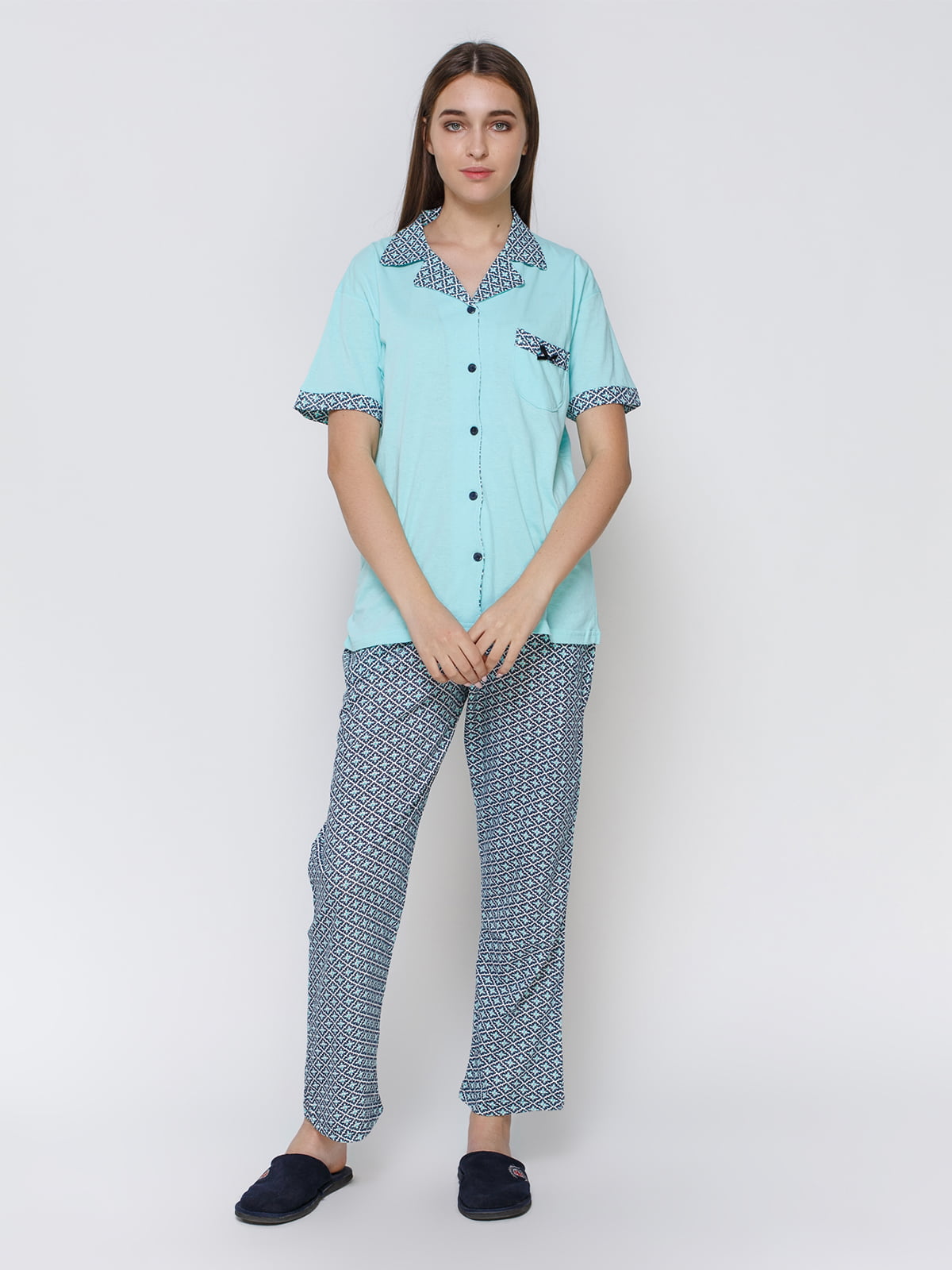 Пижама: рубашка и брюки | 4760507