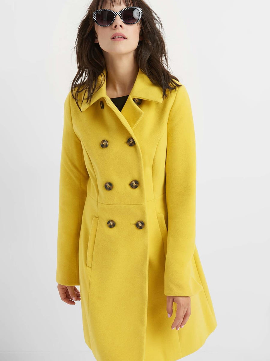 Пальто жовте | 4677711