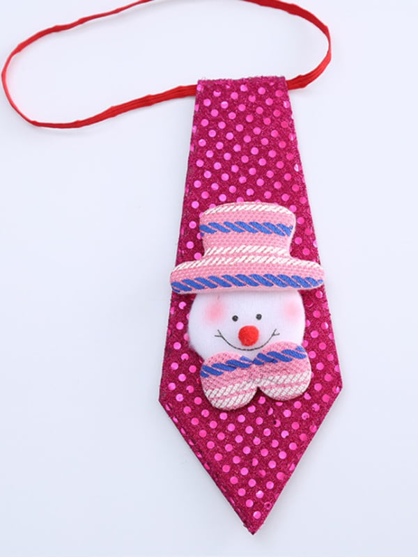 Новорічна краватка «Сніговик» | 4788852