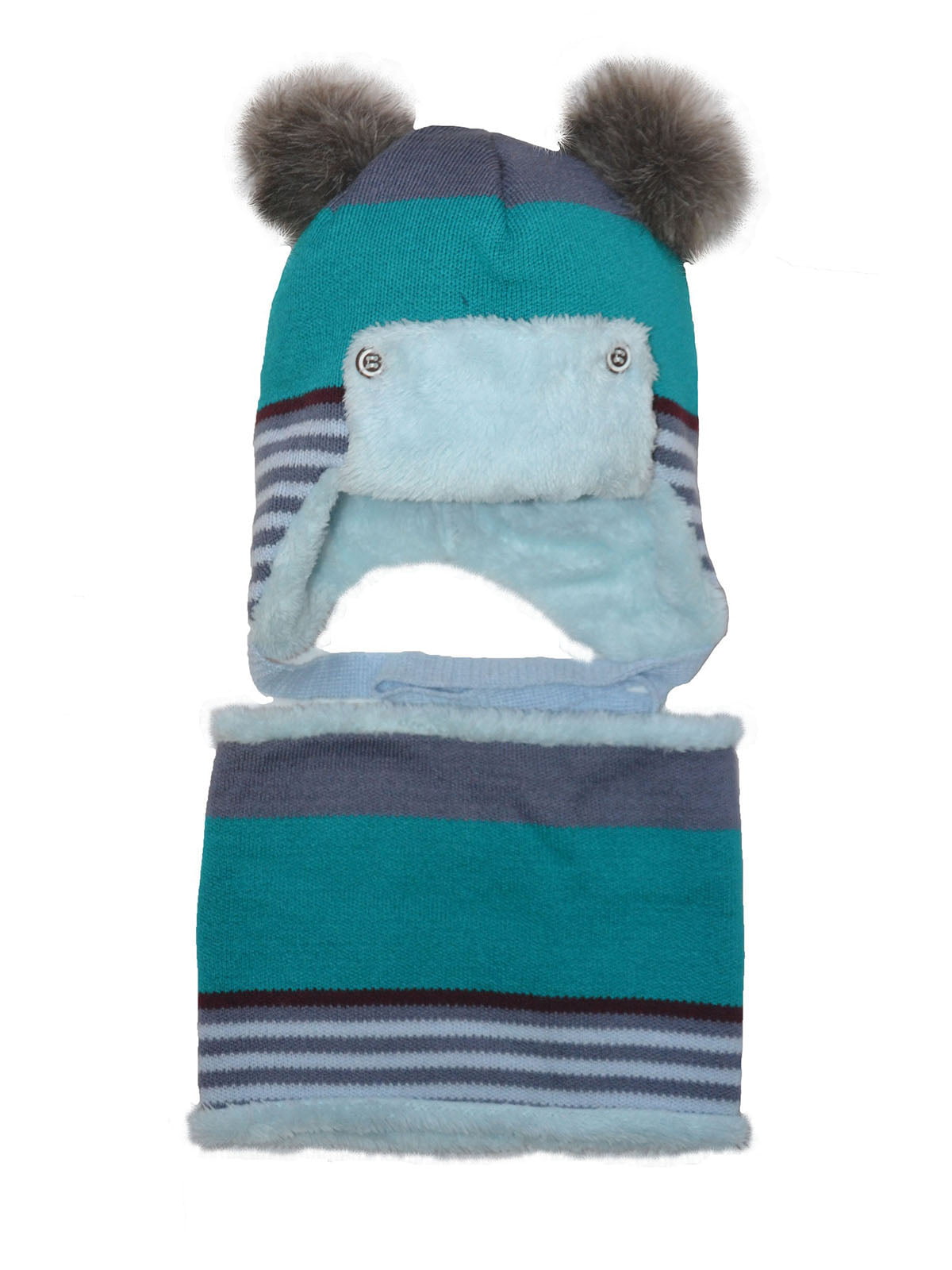 Комплект: шапка и шарф-снуд | 4763039
