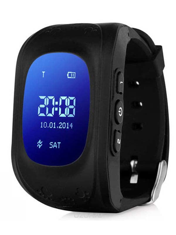Детские умные часы с GPS трекером GW300 (Q50) Black | 4312150