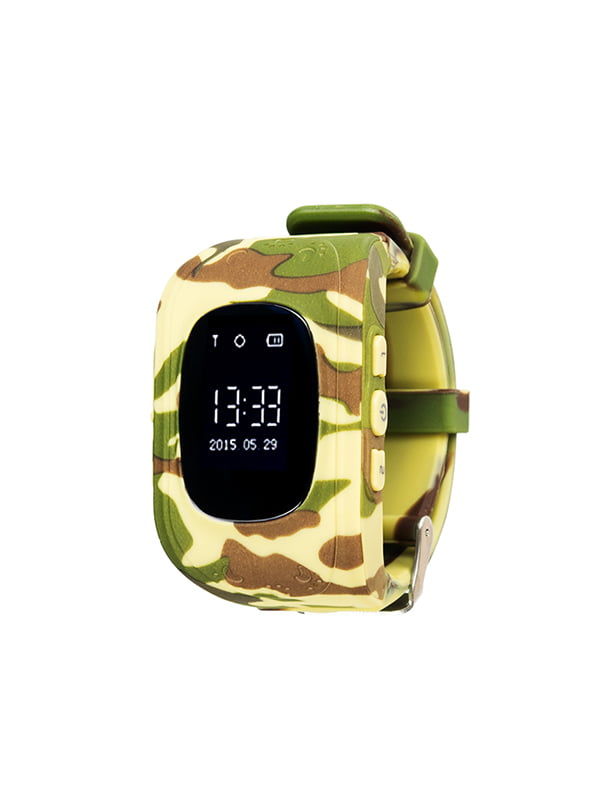 Детские умные часы с GPS трекером GW300 (Q50) Military | 4312156
