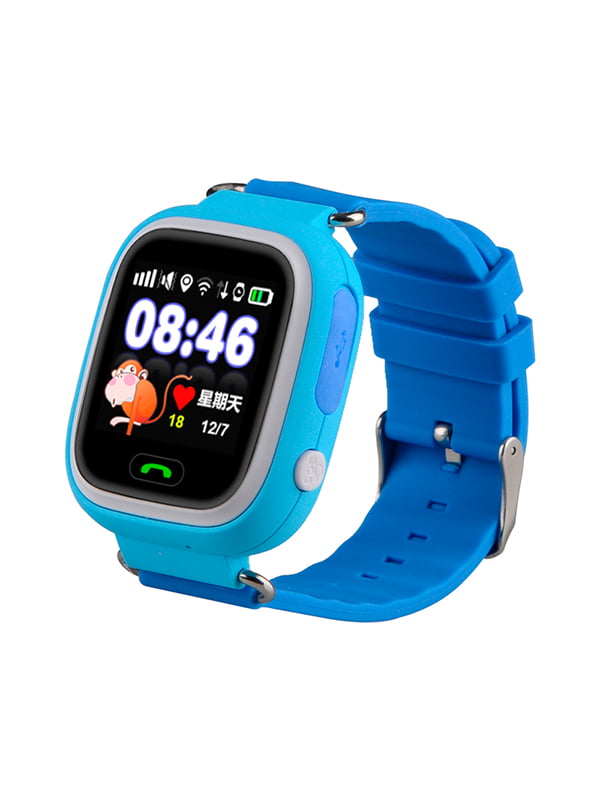 Детские умные часы с GPS трекером TD-02 (Q100) Blue | 4312162