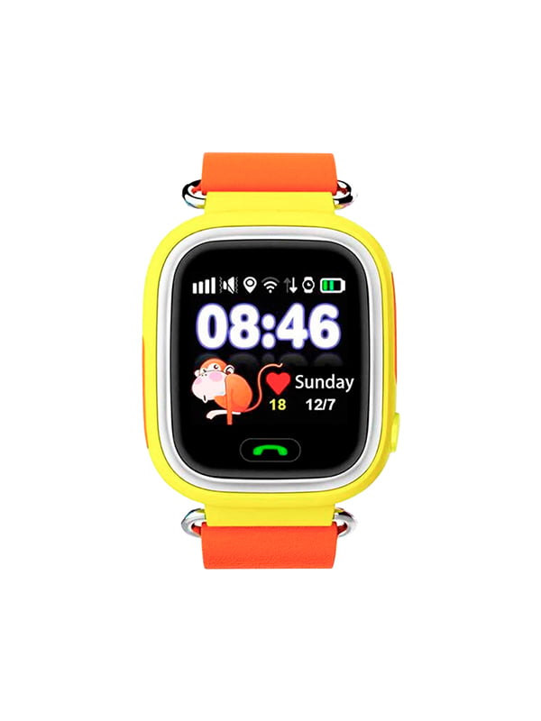 Дитячий розумний годинник з GPS трекером TD-02 (Q100) Orange | 4312163