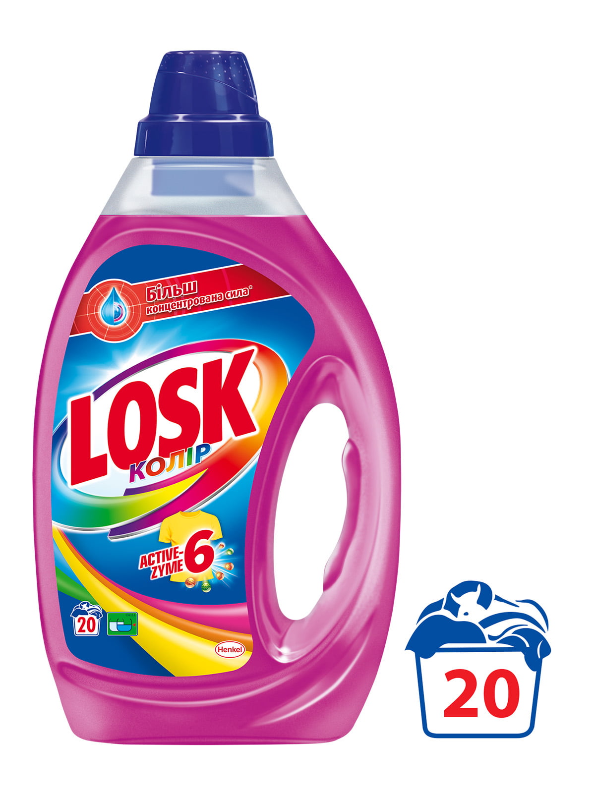 Гель для прання кольорової білизни (1 л) — автомат Losk | 4262489