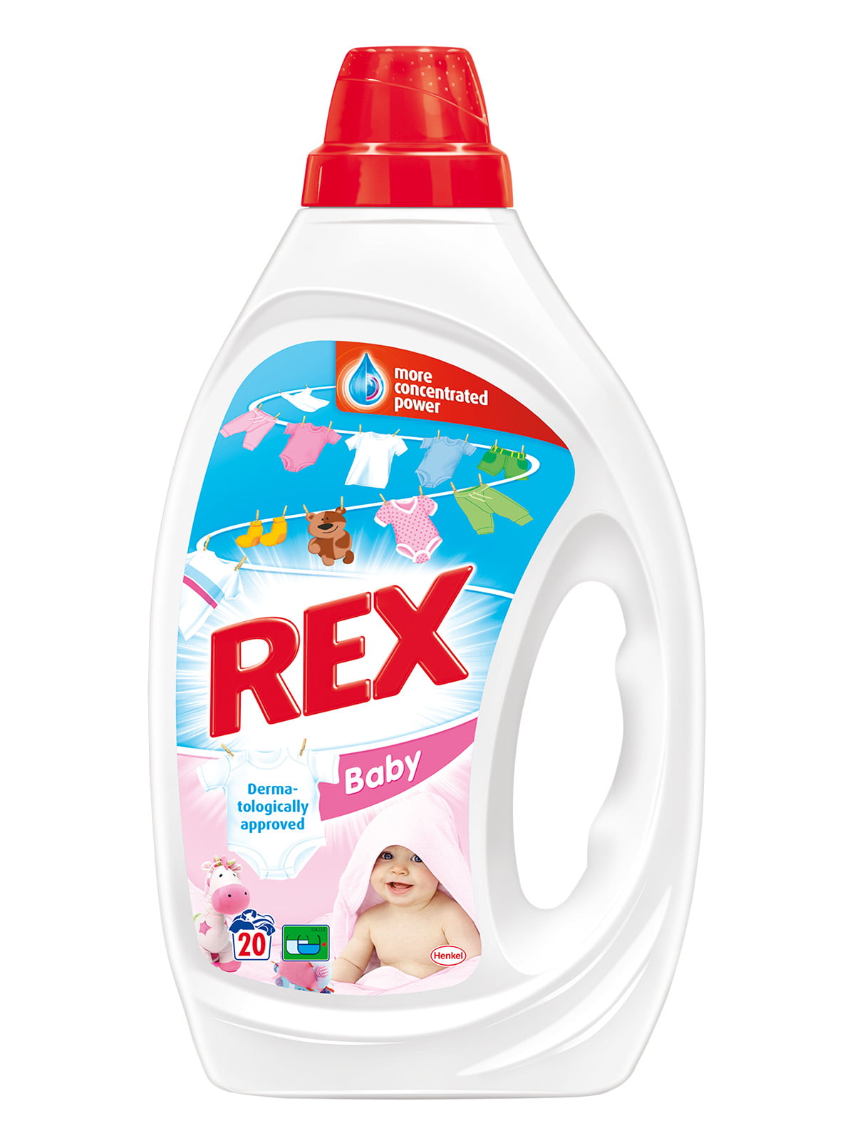 Гель для прання дитячої білизни (1 л) - автомат Rex | 4262497