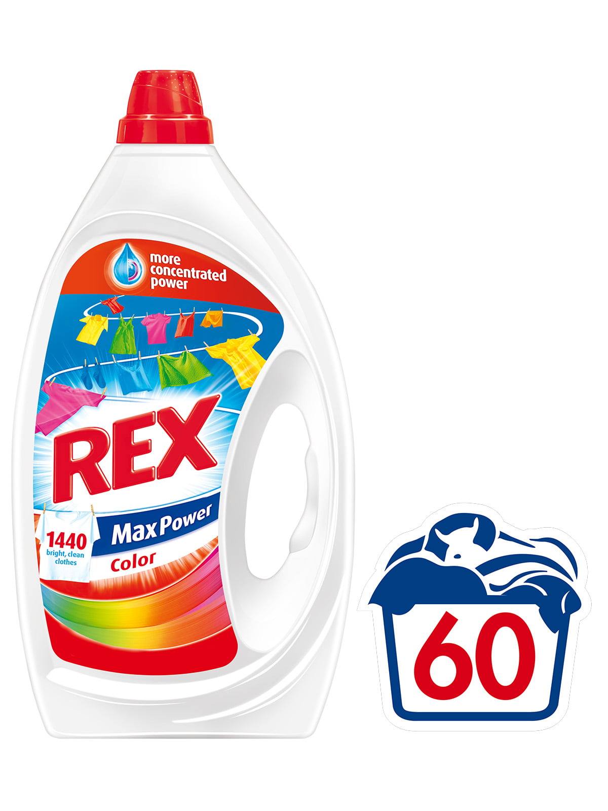Гель для прання кольорової білизни (3 л) — автомат Rex | 4262503