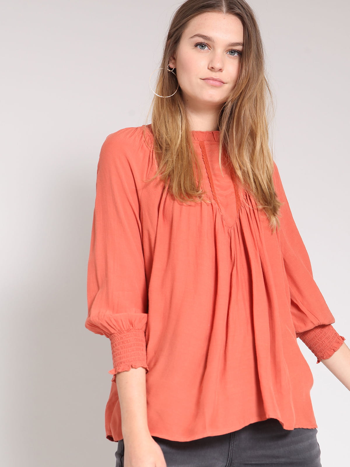 Блуза персикового кольору | 4508273