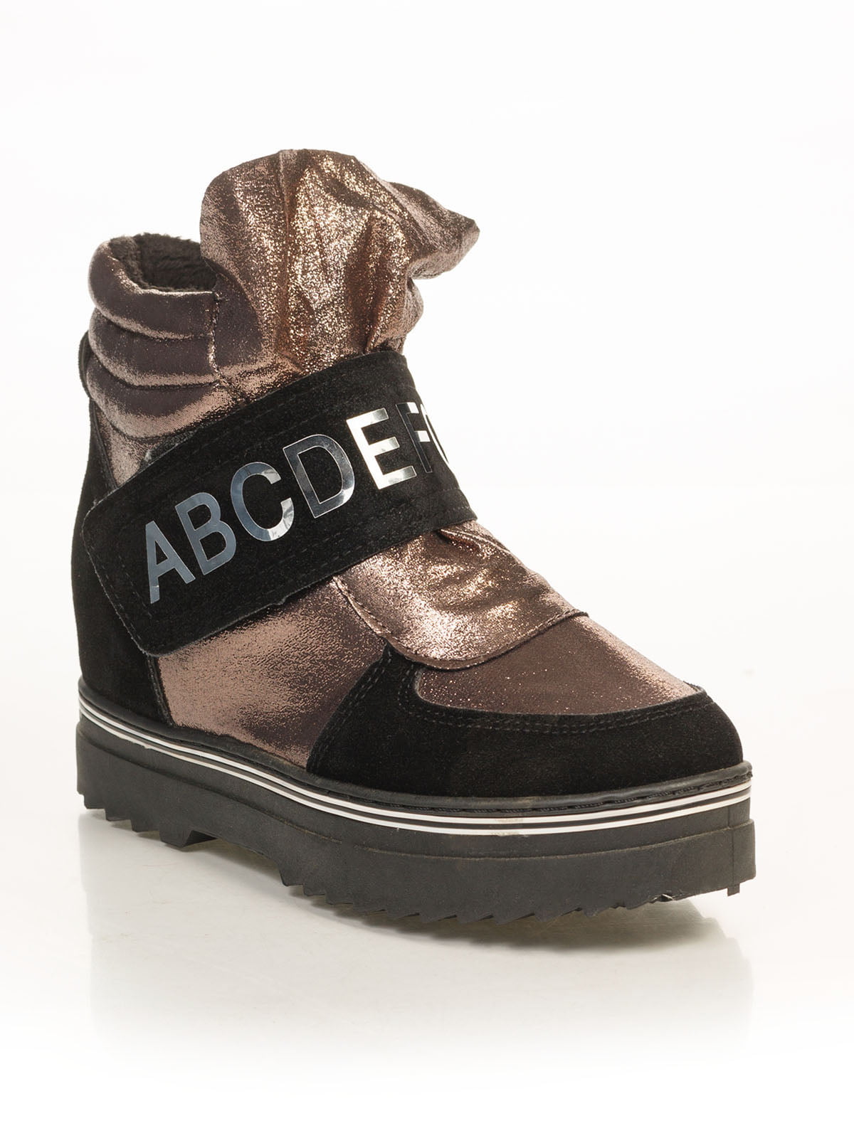 Ботинки черно-бронзового цвета | 4879740