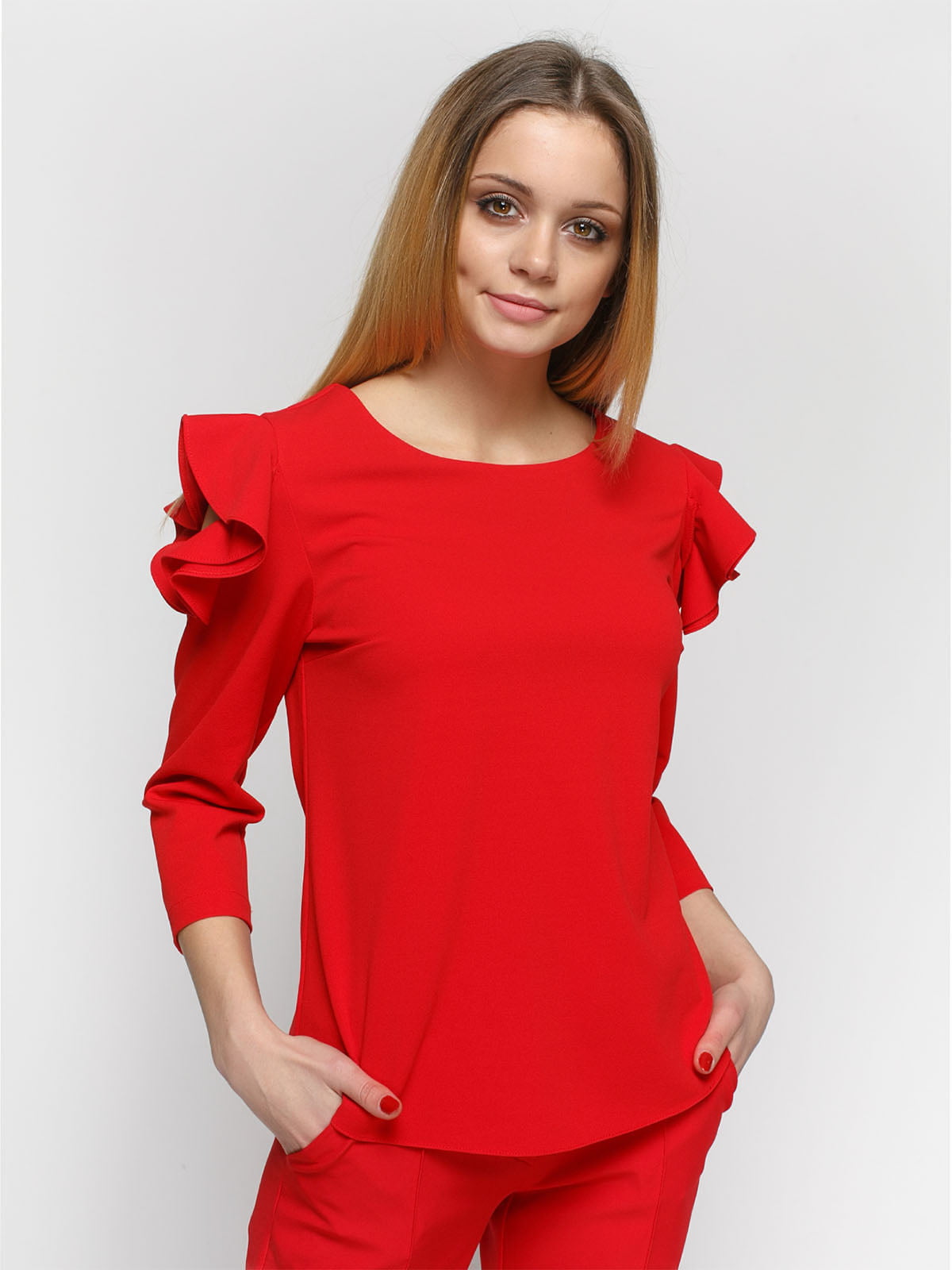 Блуза красная | 4891461