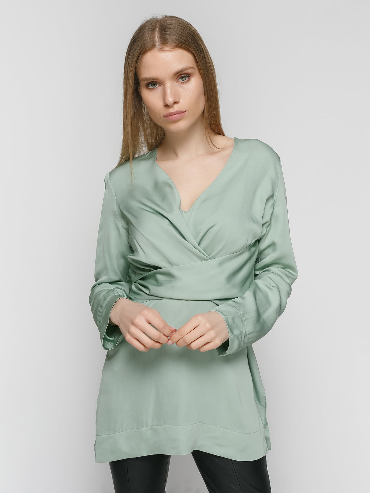 Блуза світло-зелена | 4874980