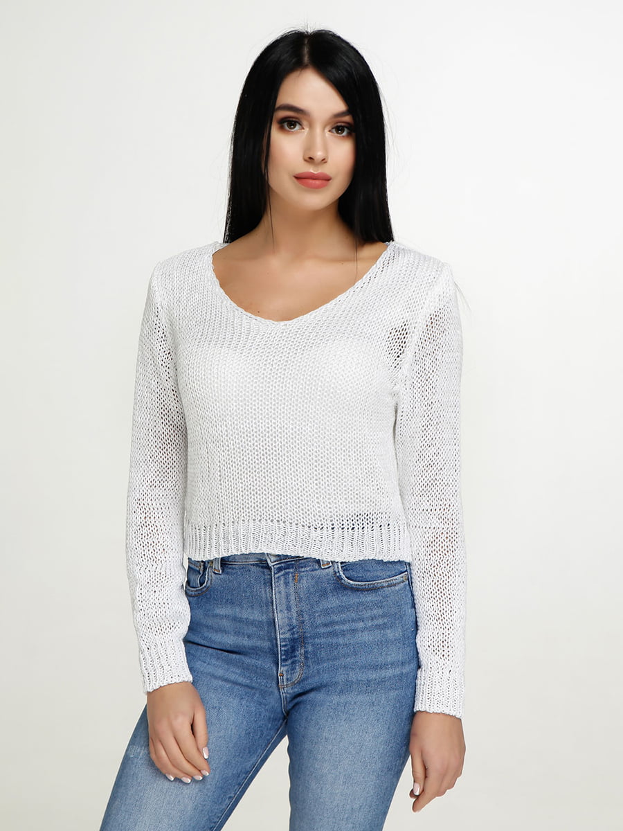 Пуловер белый | 4911385