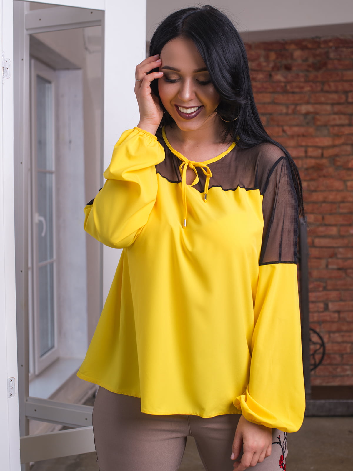 Блуза желтая | 4613992
