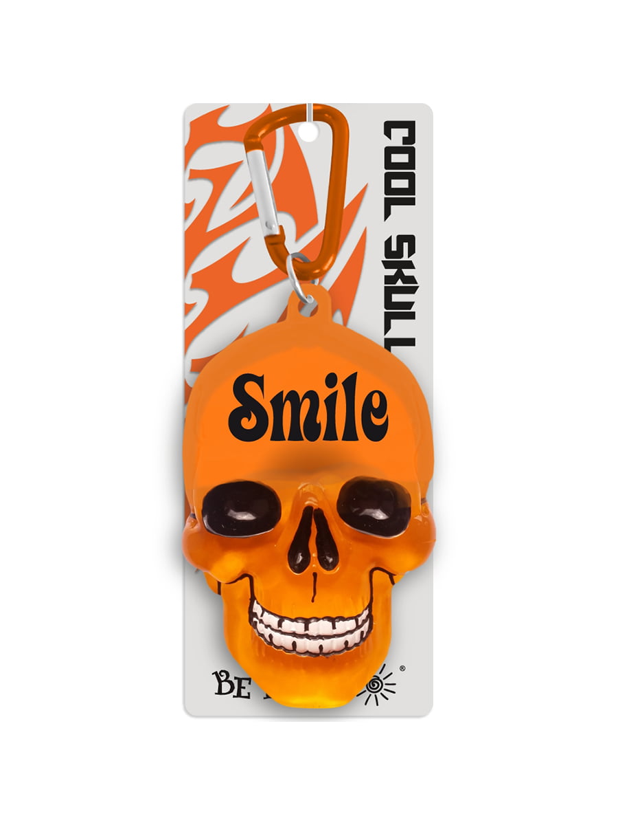 Брелок для ключей в виде черепа Smile | 4984253