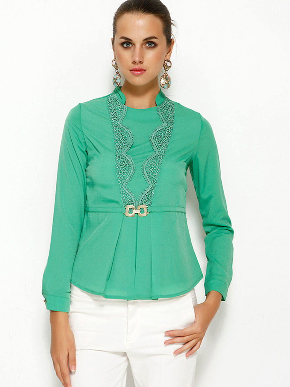 Блуза зелена | 5013803