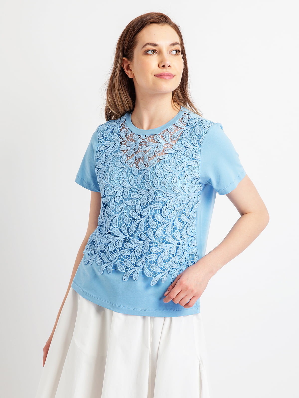 Блуза блакитна | 5015059
