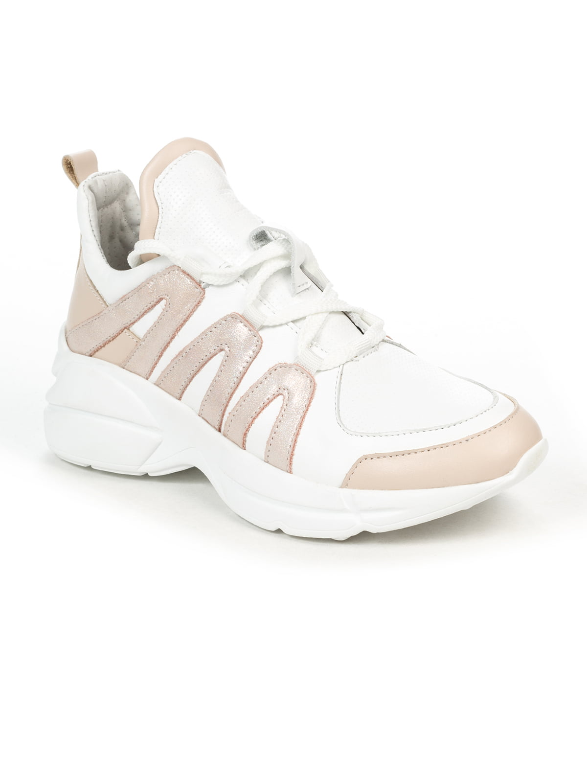 Кросівки біло-рожеві | 5015885