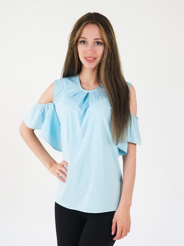 Блуза блакитна | 5035151