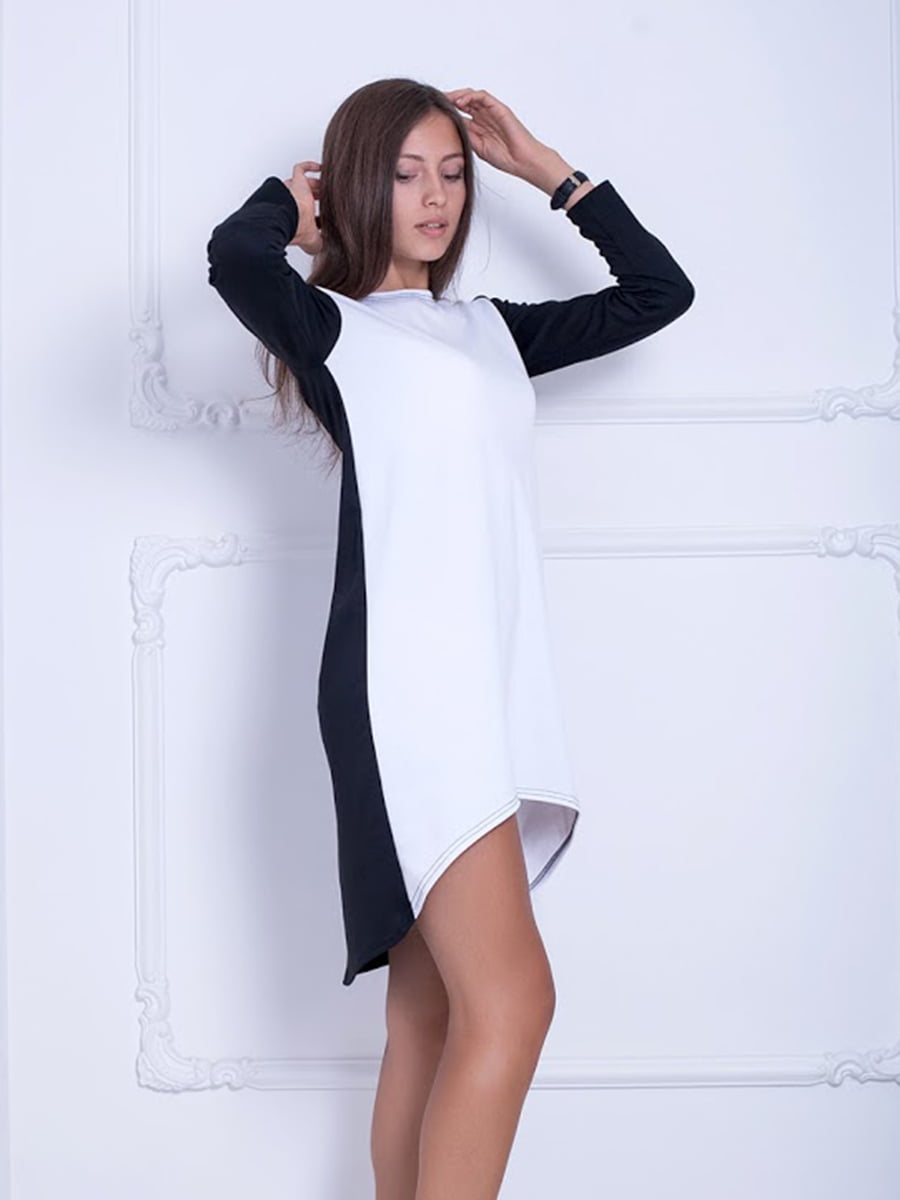 Платье черно-белое | 5036784