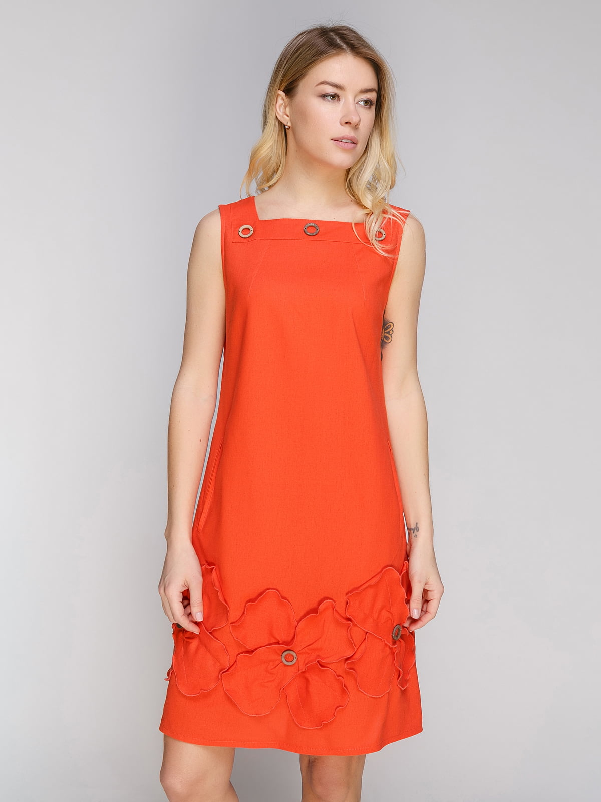 Платье оранжевое | 5038969