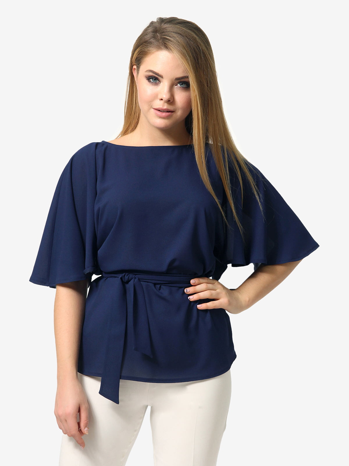 Блуза темно-синяя | 5061735