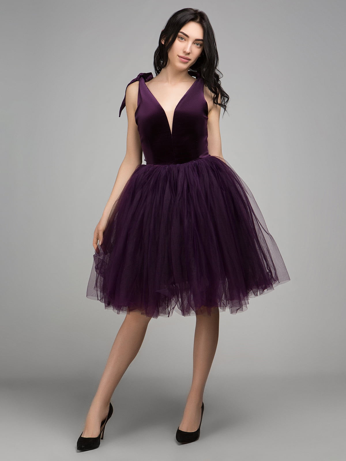 Платье темно-фиолетовое | 2949501