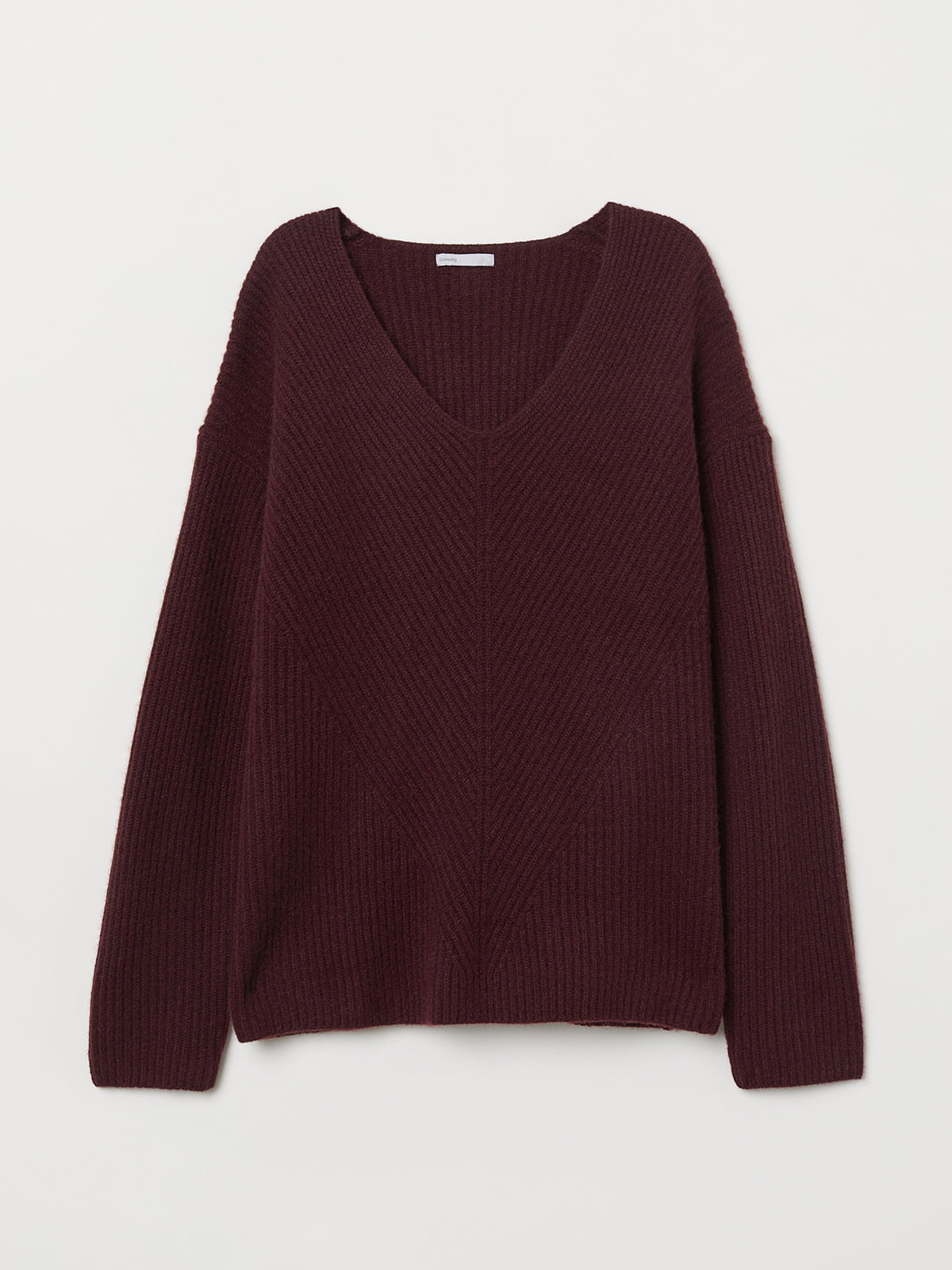 Пуловер бордовий | 5073315