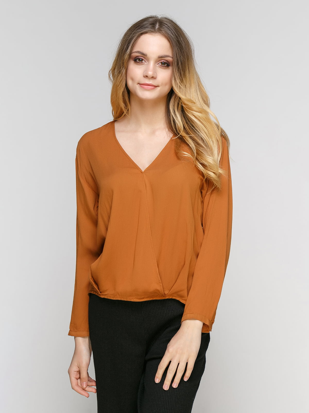 Блуза коричнева | 2335123