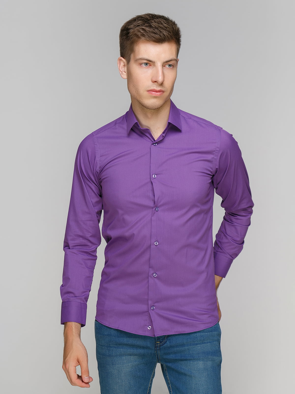 Рубашка фиолетовая | 5086412