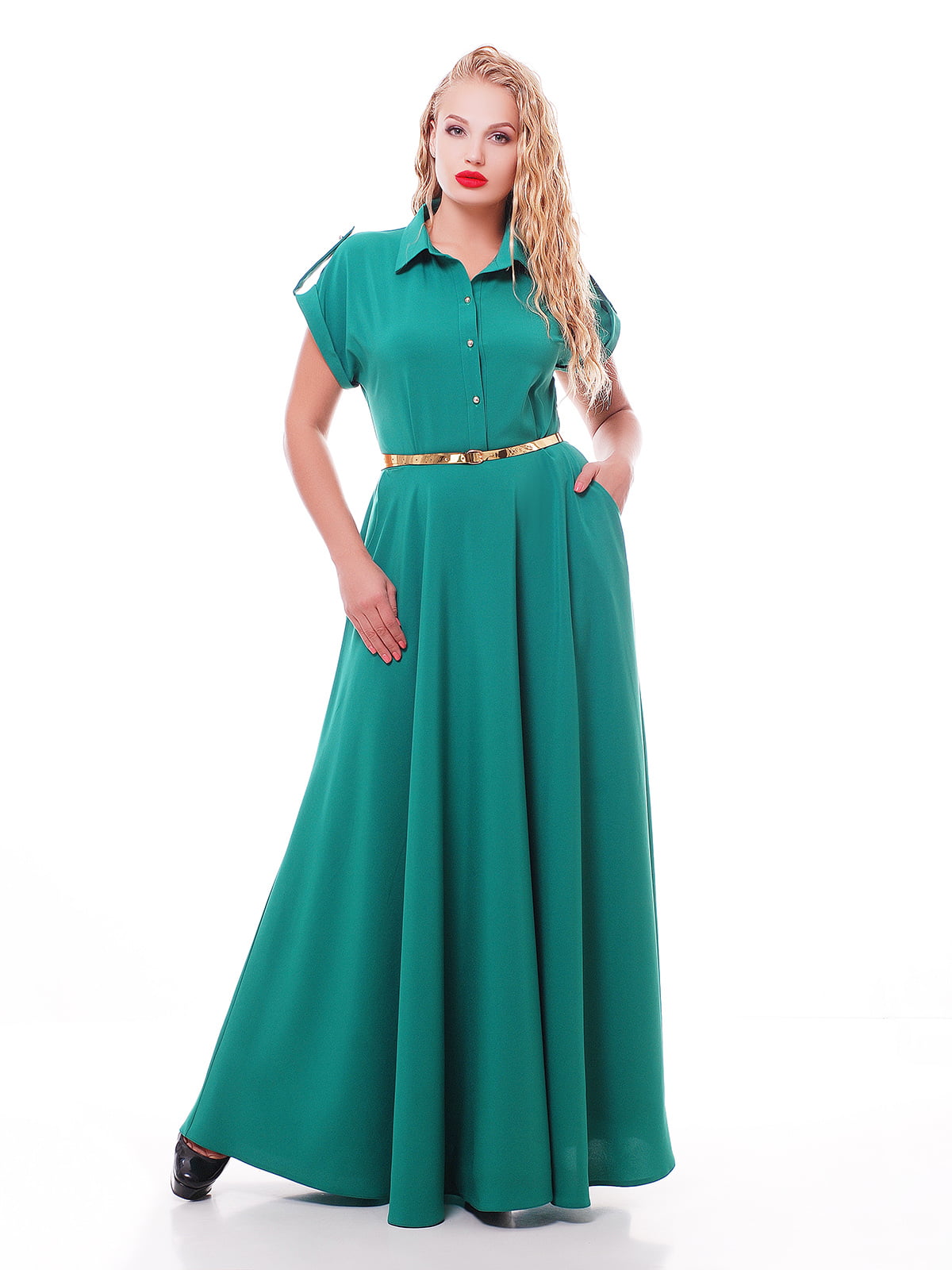 Платье зеленое | 5108915