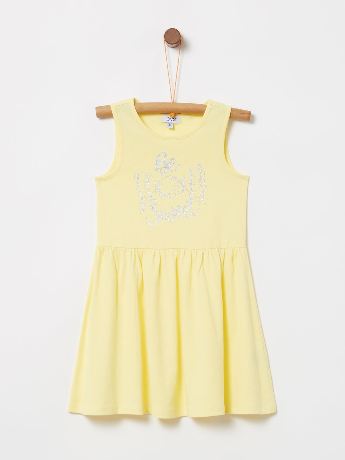 Платье желтое с принтом | 5075223