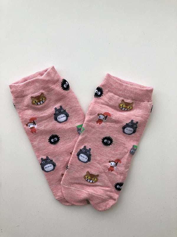 Шкарпетки рожеві з малюнком | 5107018
