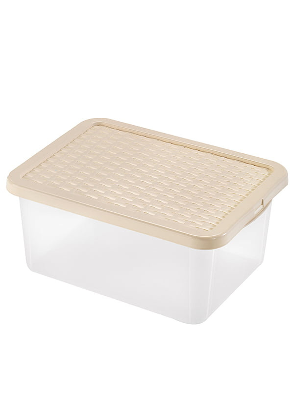 Ящик пластиковый с крышкой прозрачный Heidrun R-BOX  (43х33х18см) (18л) | 5132161