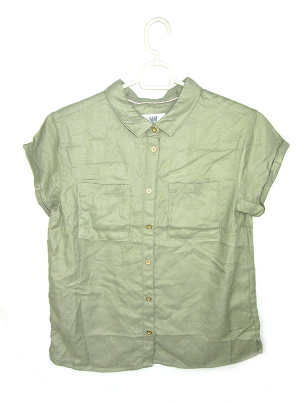 Блуза кольору хакі | 5148165