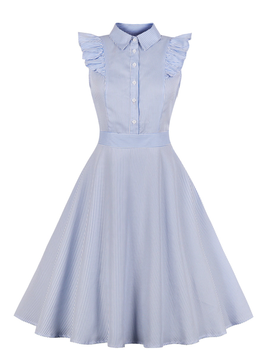 Сукня синя в смужку | 5153990