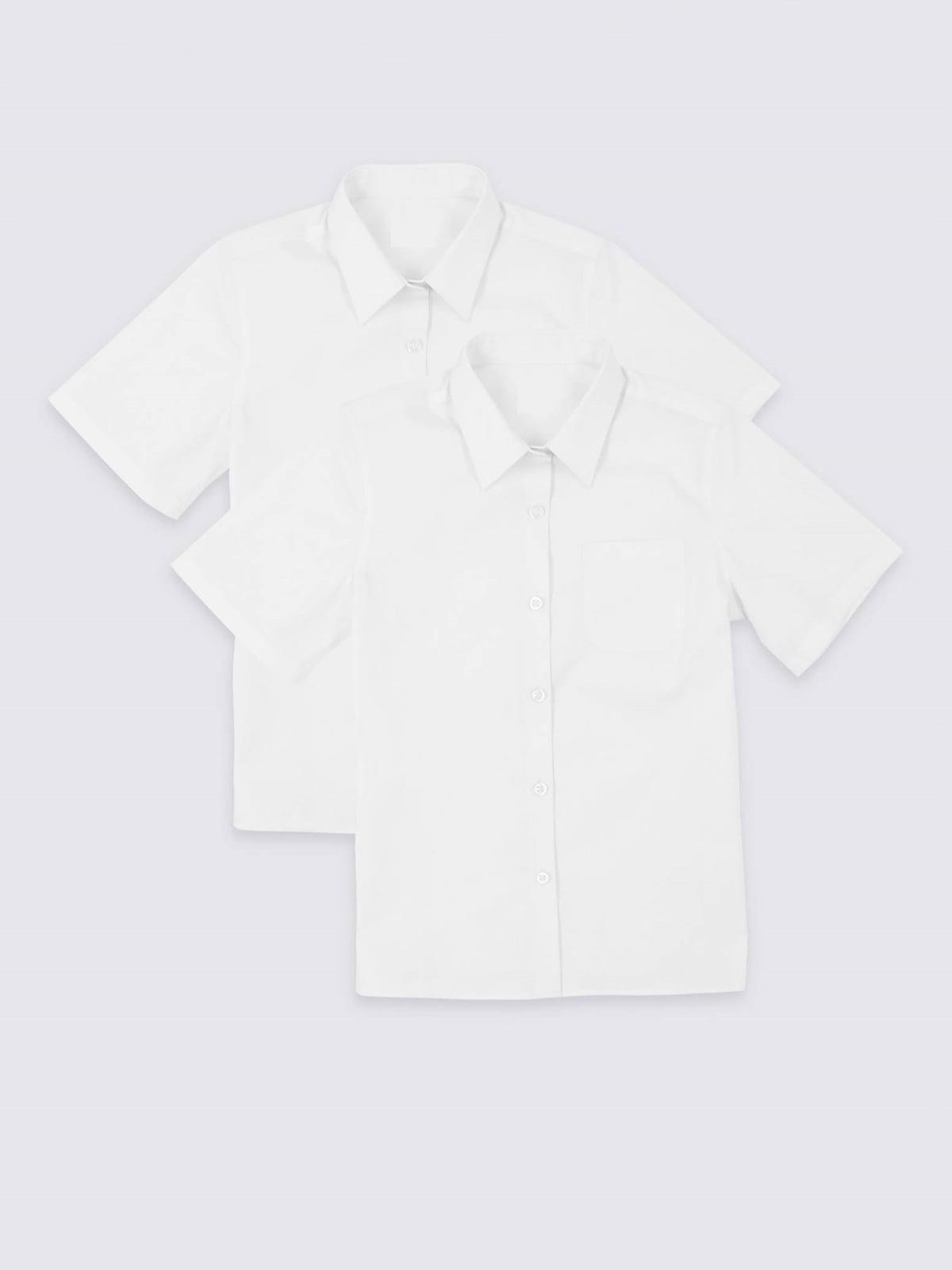 Набор рубашек белых  (2 шт.) | 5155370