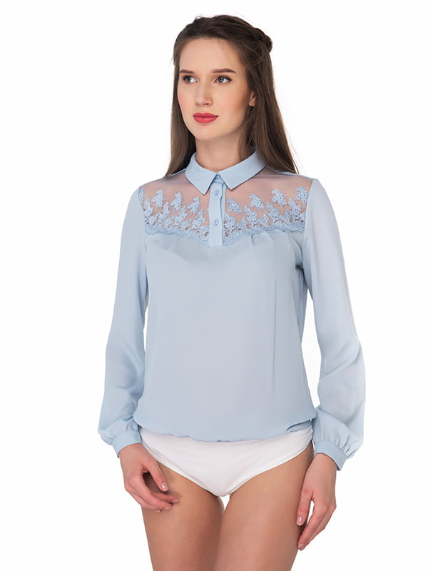 Блуза-боді сизого кольору | 5170240
