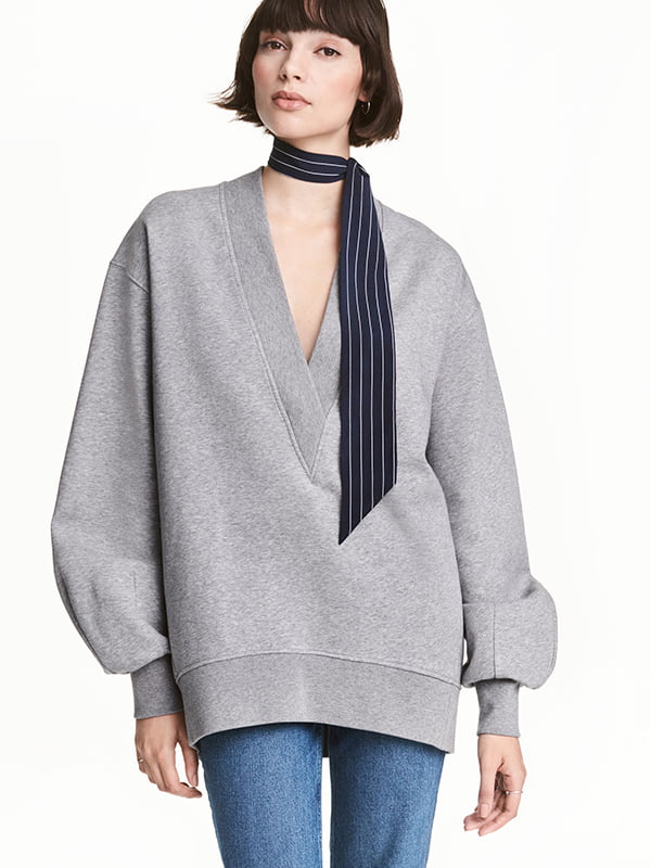 Пуловер серый | 5173319