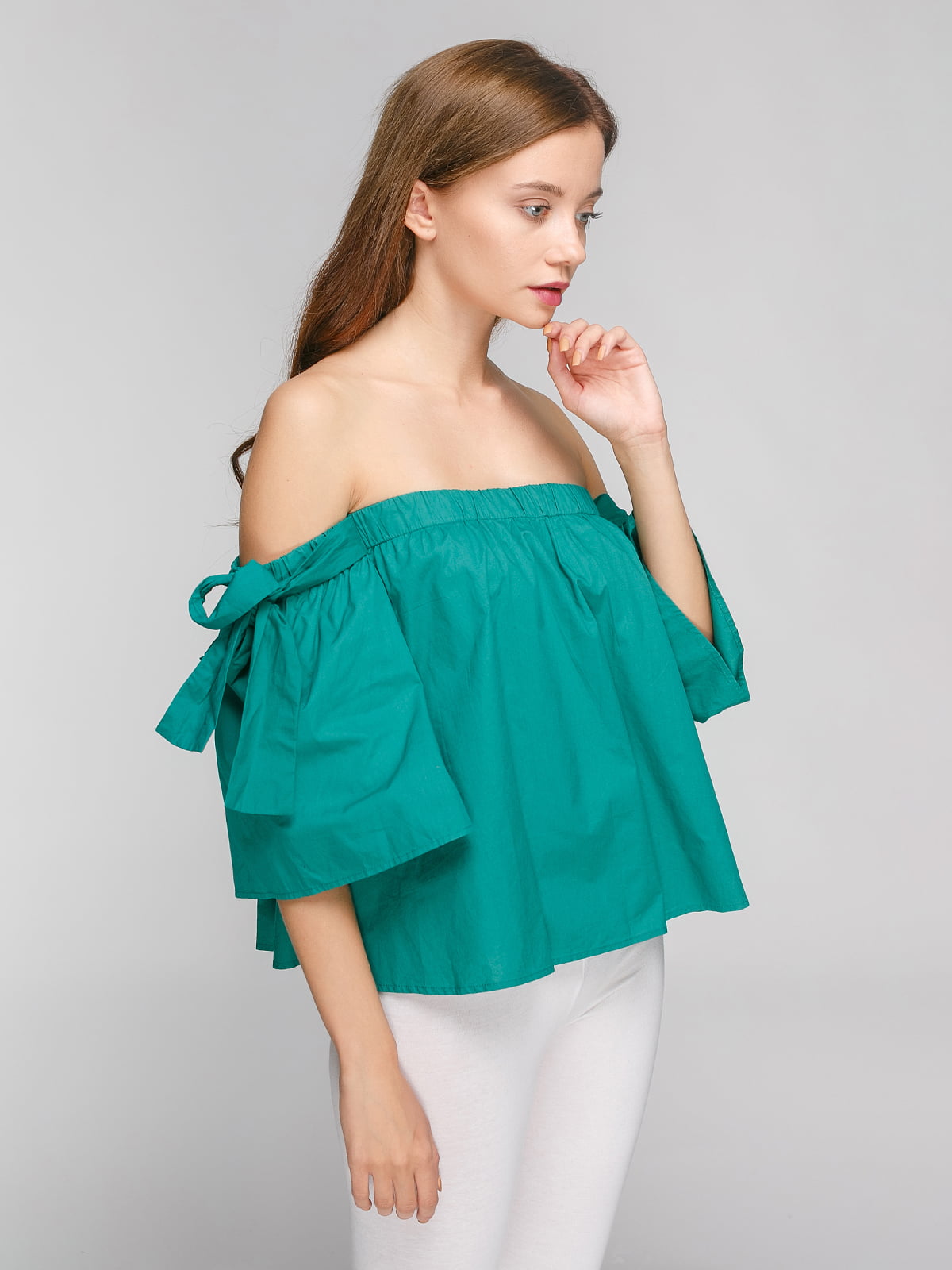 Блуза зелена | 4871491