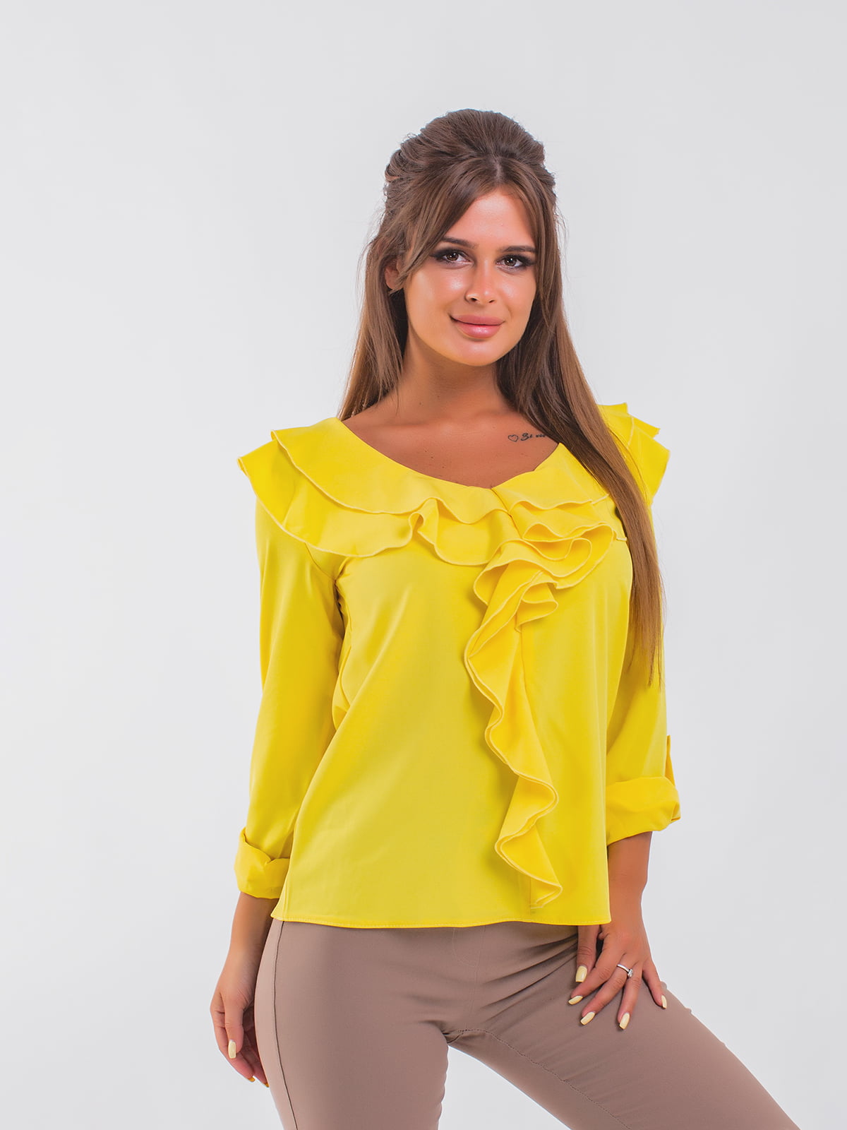 Блуза желтая | 5193958