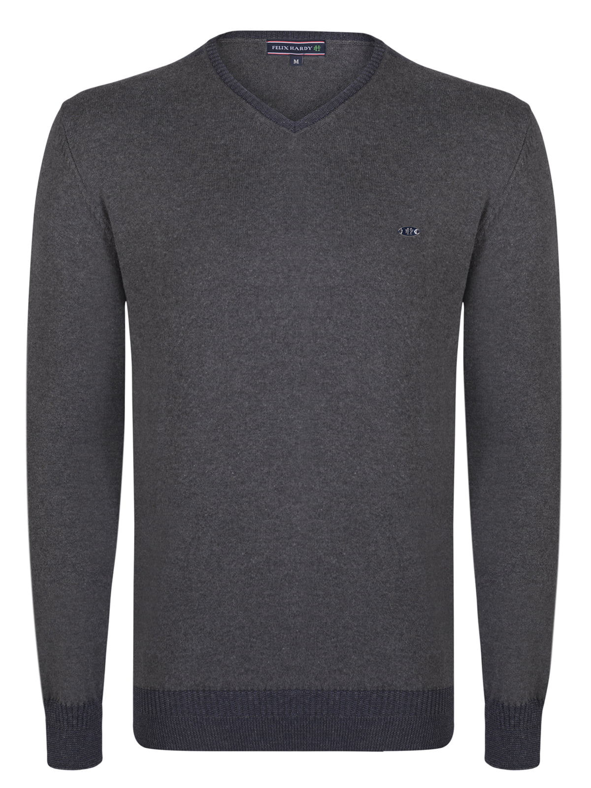 Пуловер темно-серый | 4403691