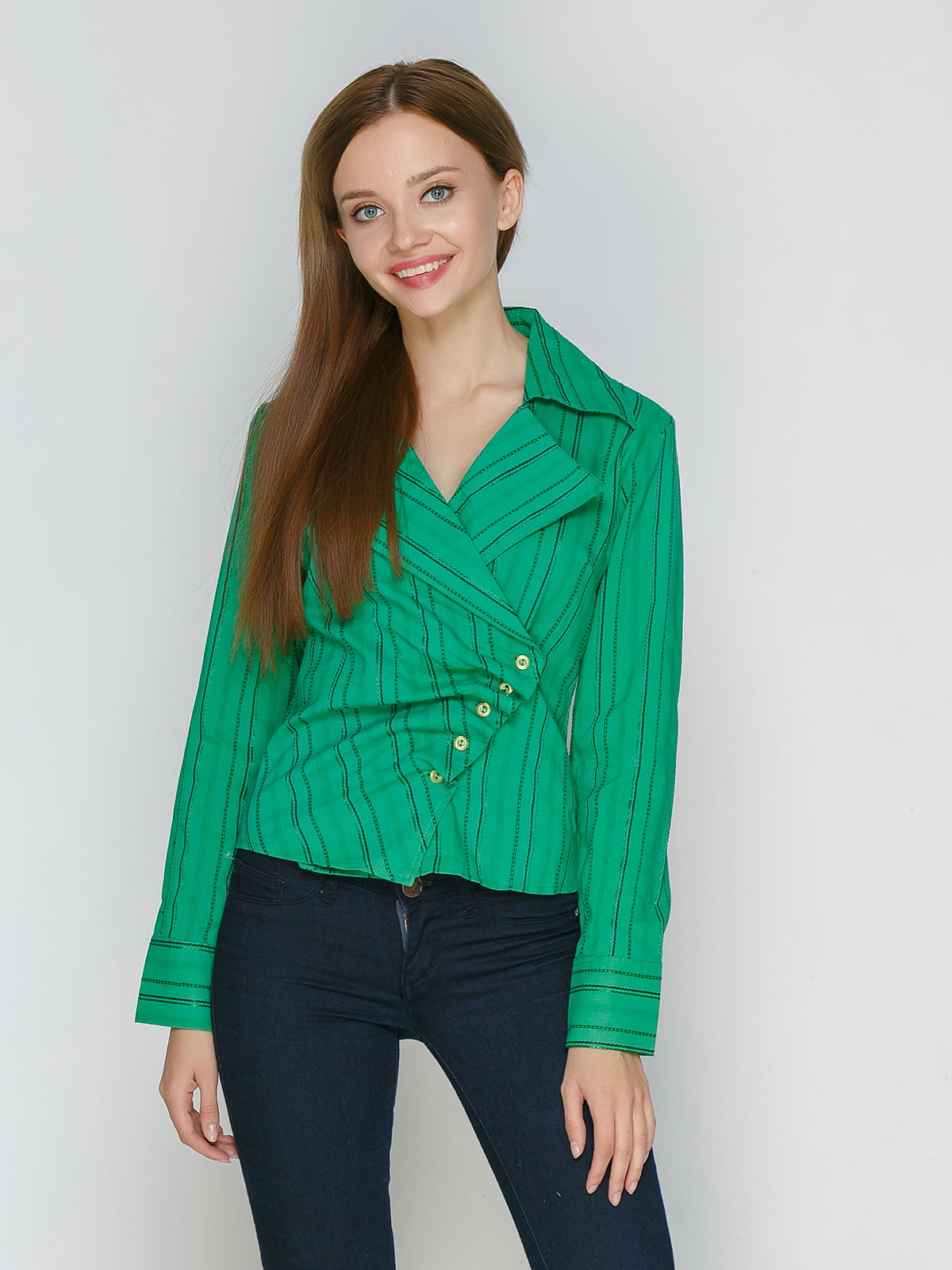 Блуза зеленая | 5204380