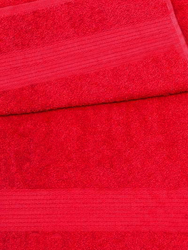 Полотенце махровое красное | 5213011