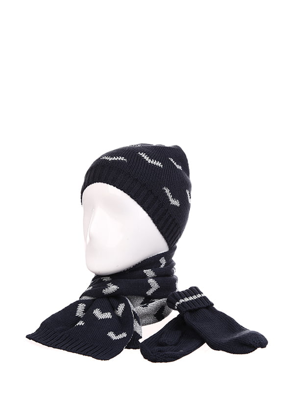 Комплект: шапка, варежки и шарф | 5218321
