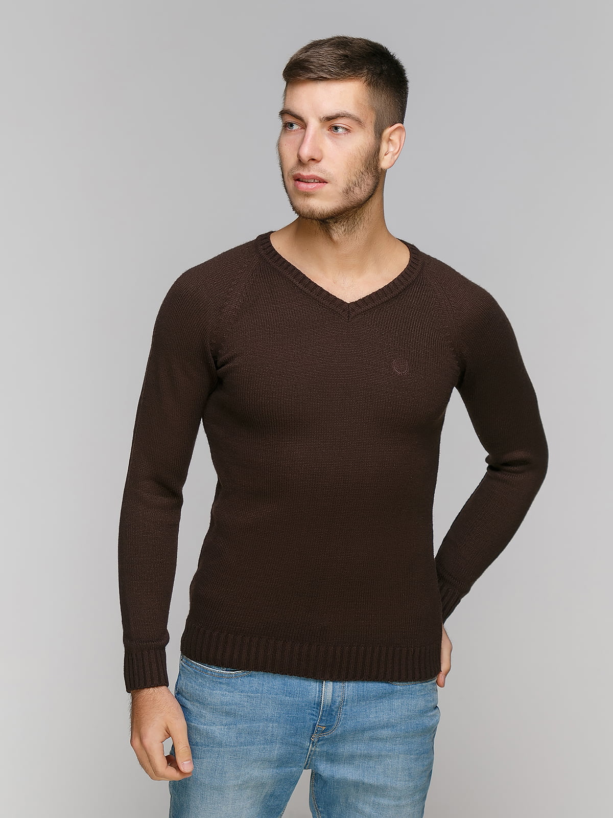 Пуловер коричневый | 5216288