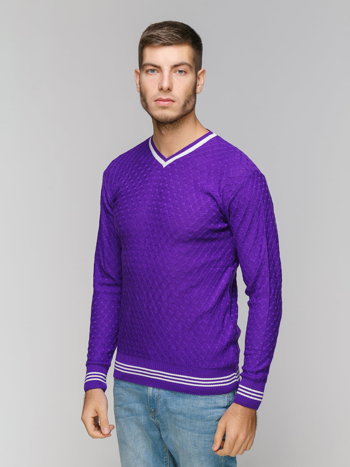 Пуловер фиолетовый | 5216246