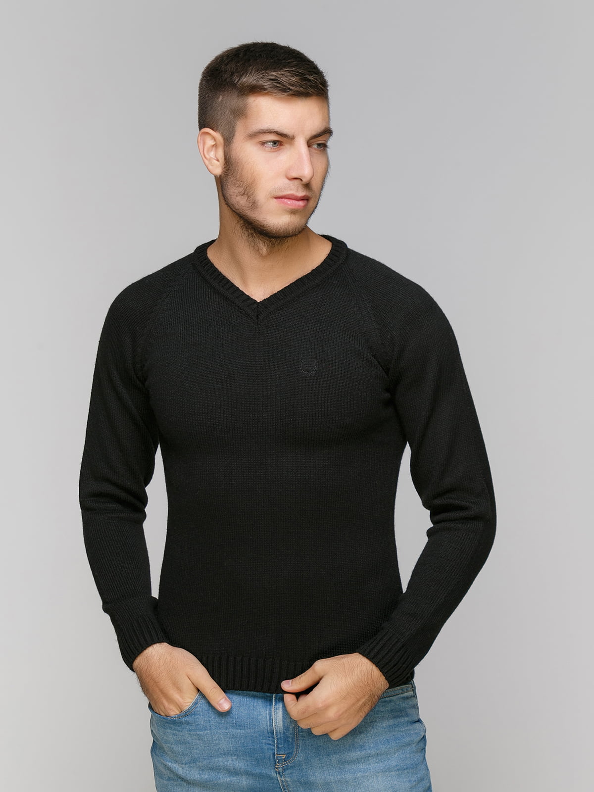 Пуловер чорний | 5216280