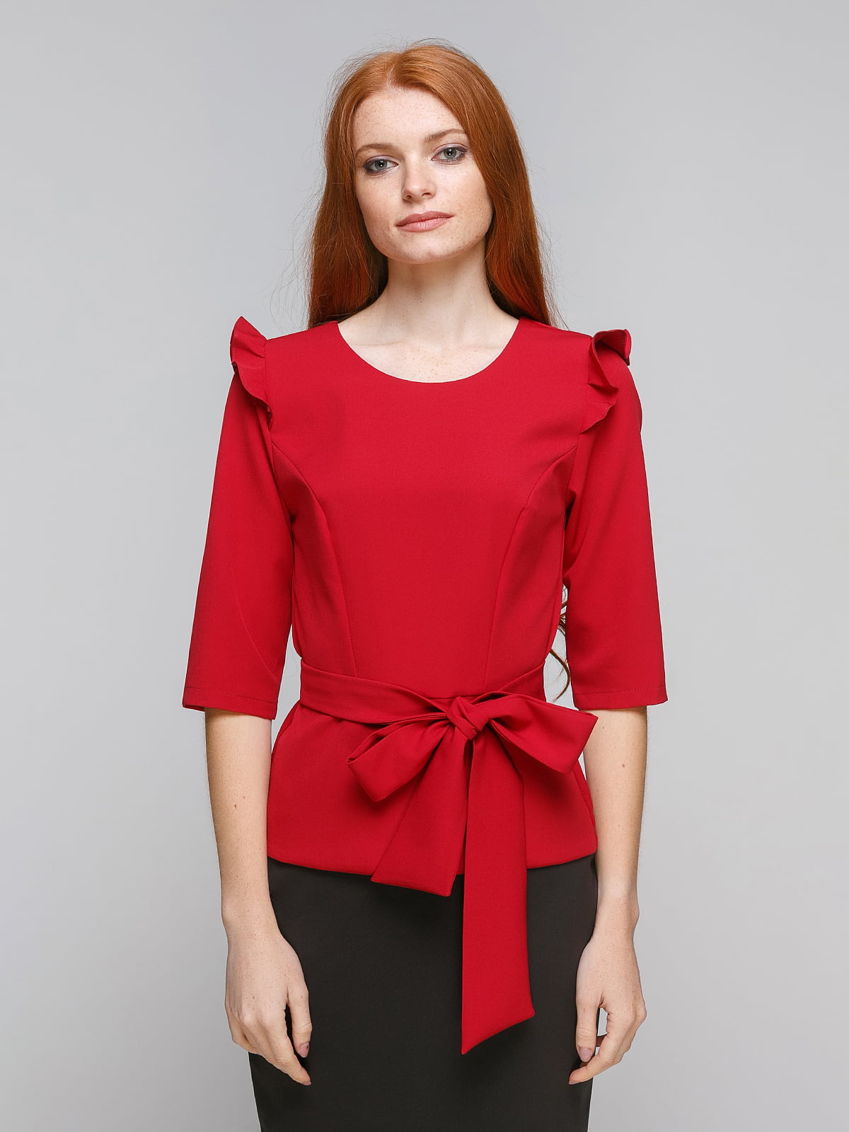 Блуза бордовая | 5216661