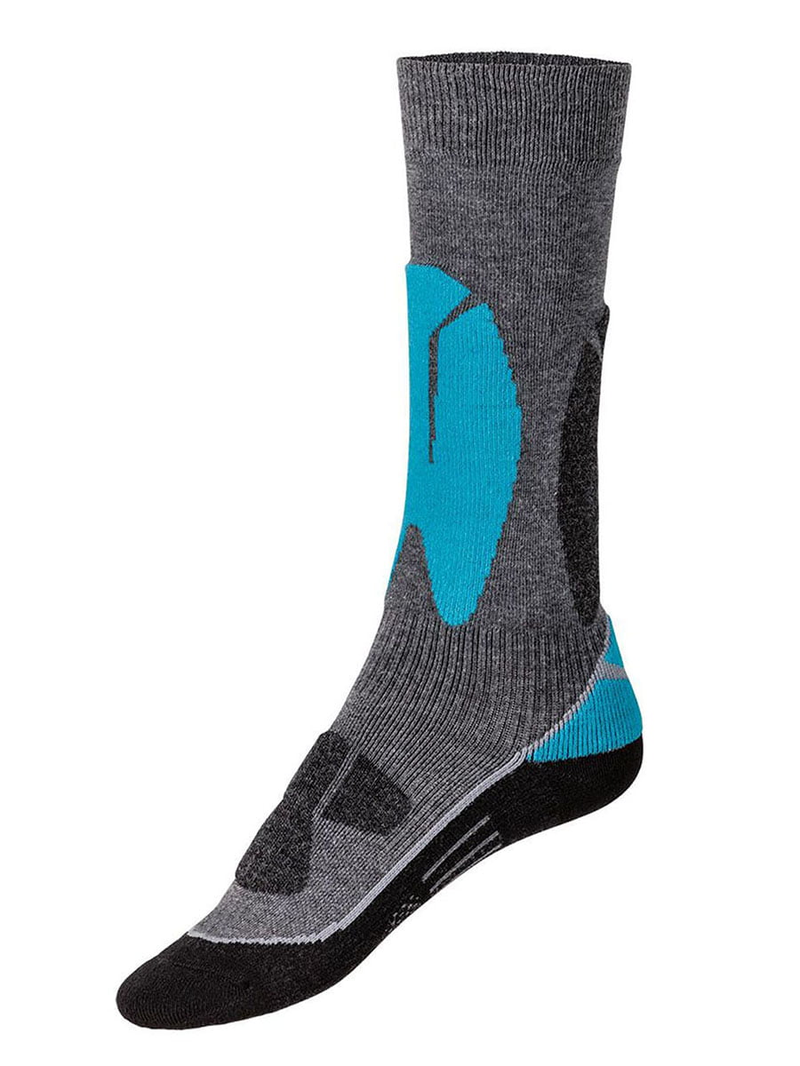 Шкарпетки лижні сіро-блакитні | 5229719