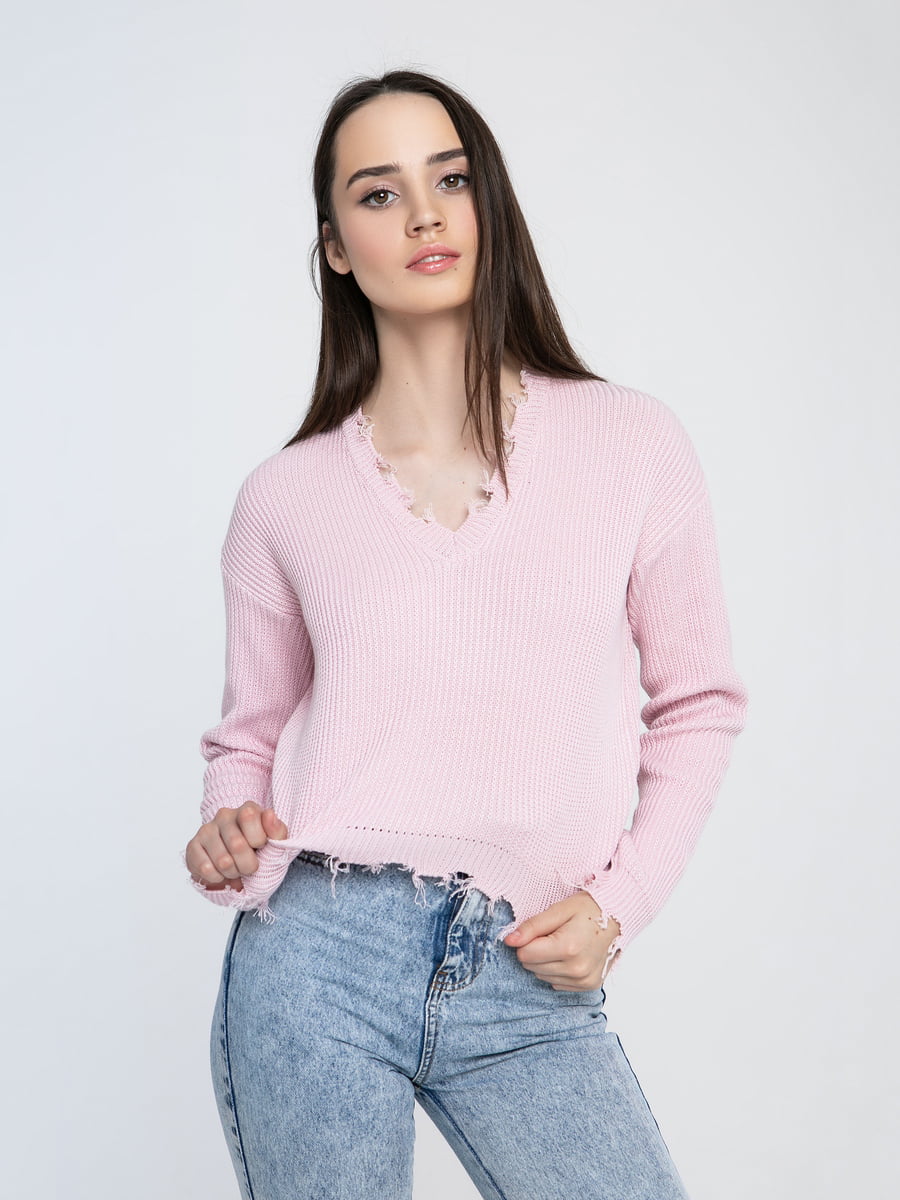 Пуловер рожевий | 5237674